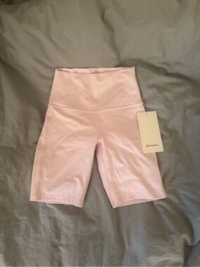 Lululemon Align High-Rise Short 8" - Size 4, Pink Organza